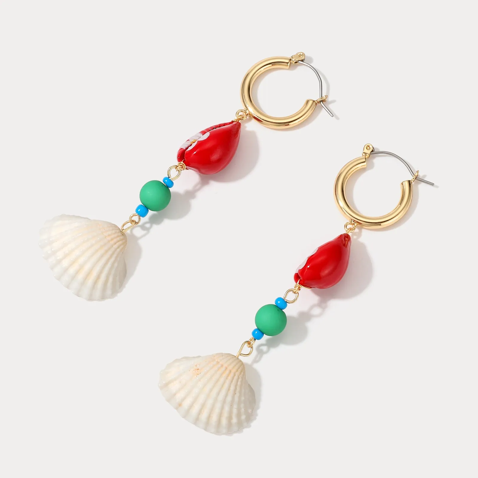 Shell Drop Earrings sold by Selenichast product image thumbnail 4