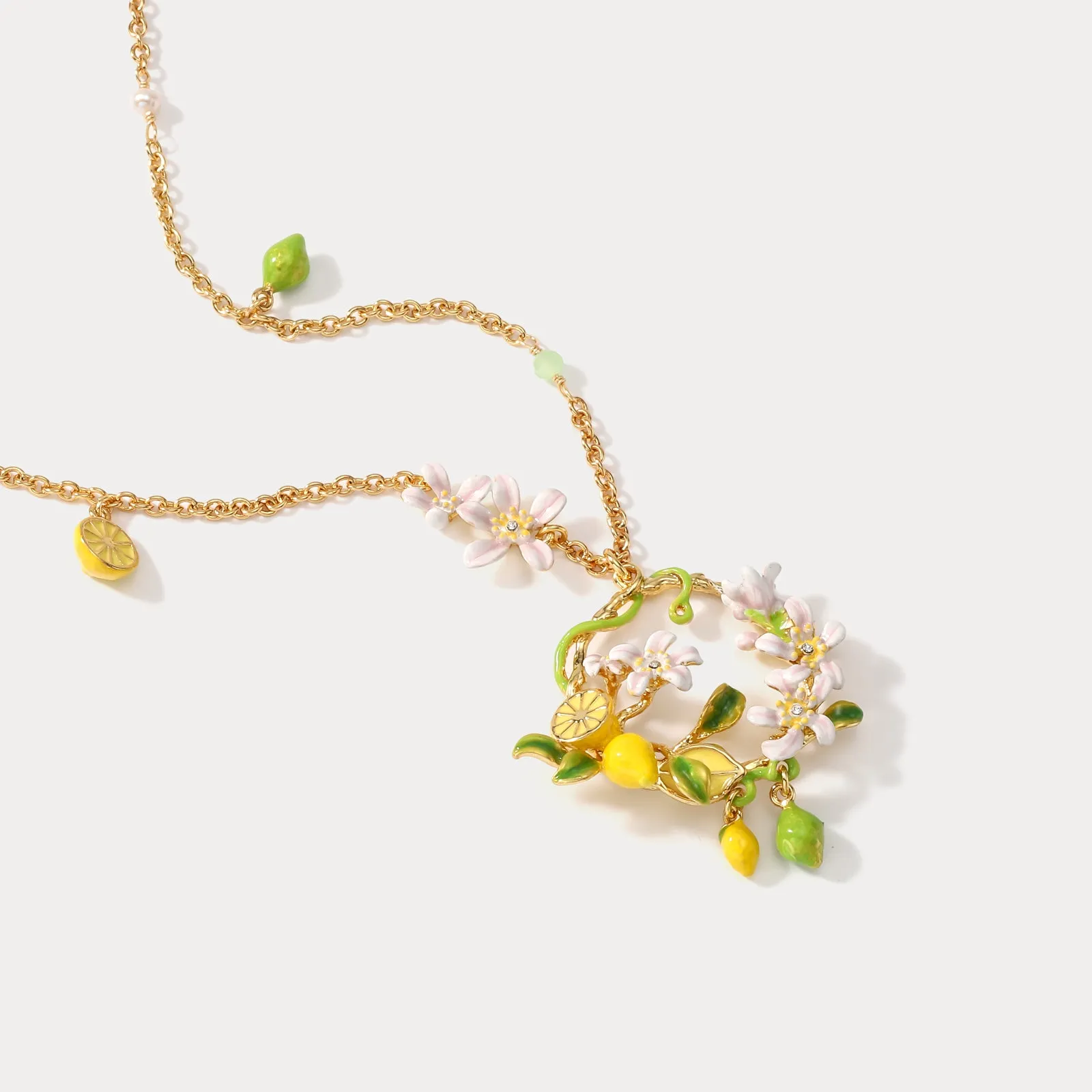 Lemon Garland Necklace sold by Selenichast product image thumbnail 5