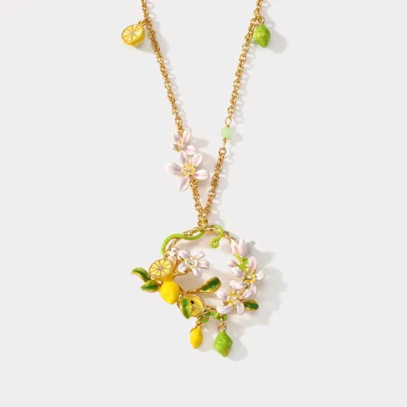 Lemon Garland Necklace sold by Selenichast