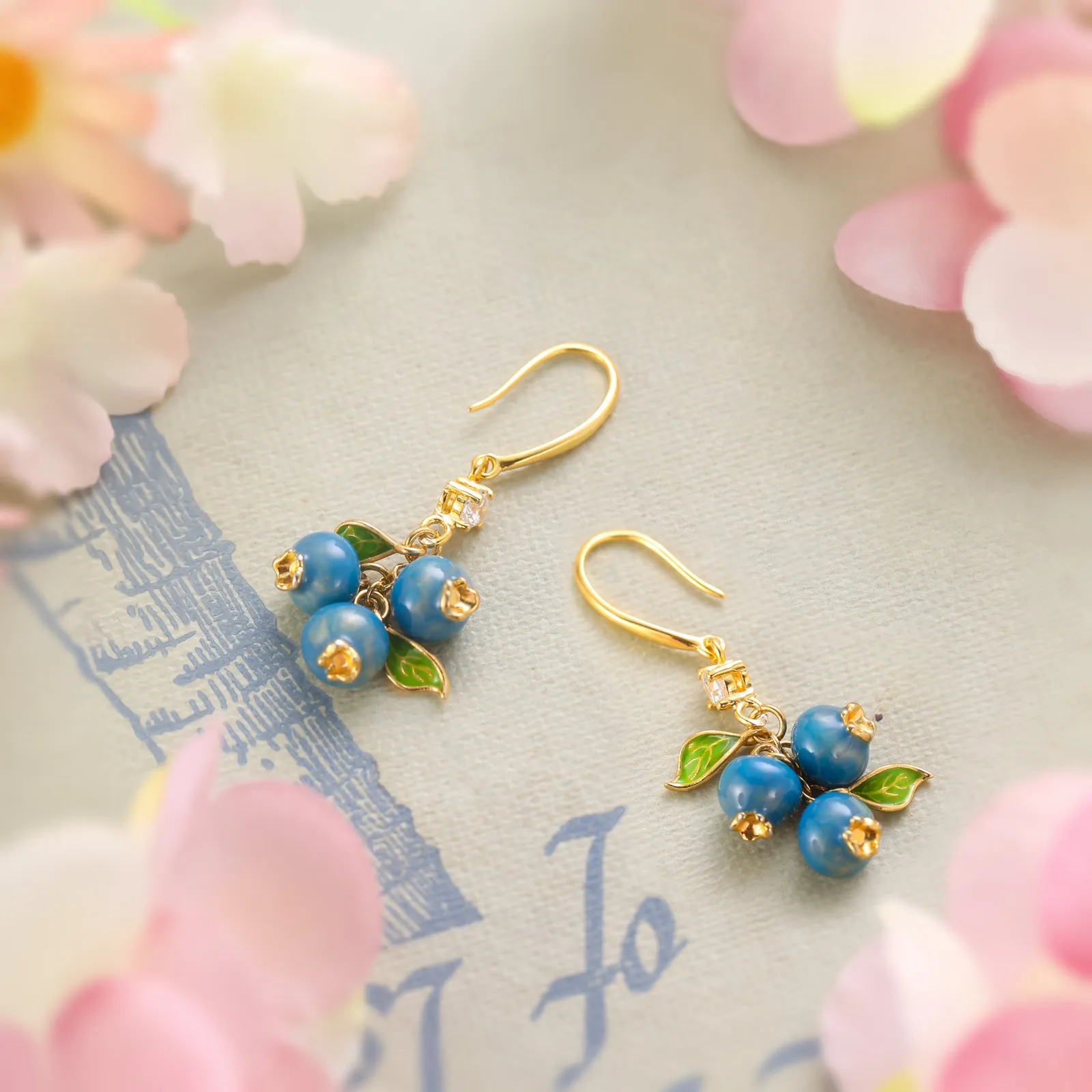 Blueberry Earrings sold by Selenichast product image thumbnail 2