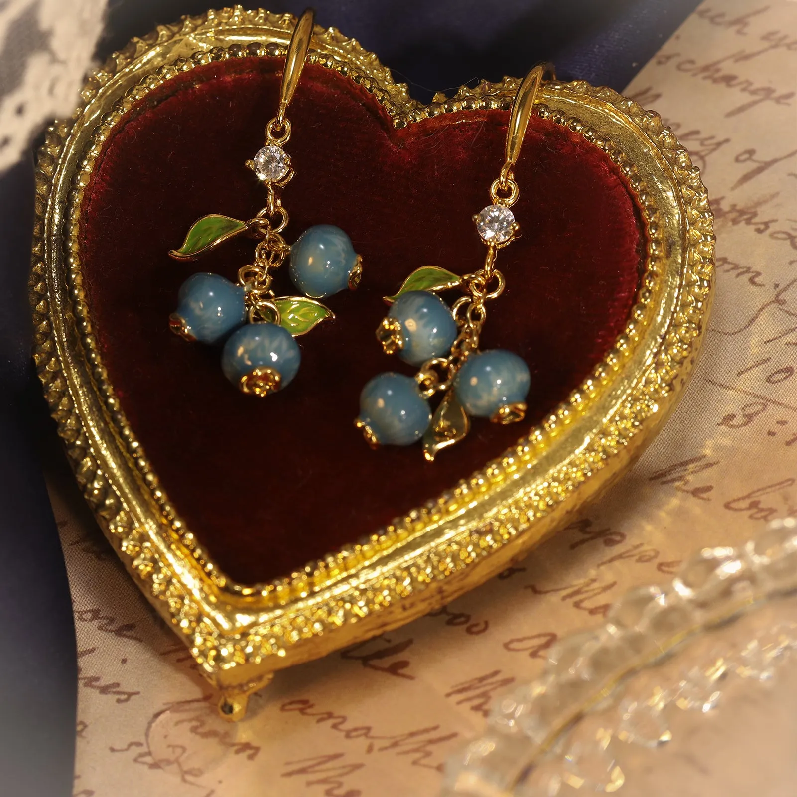 Blueberry Earrings sold by Selenichast product image thumbnail 5