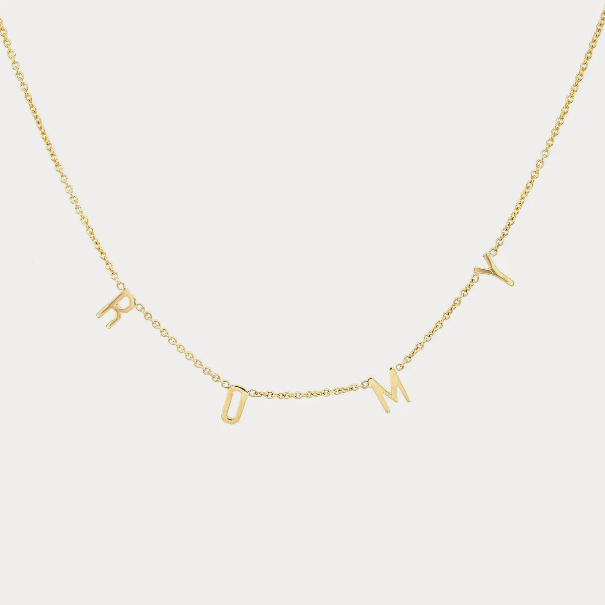 Custom Letter Necklace sold by Selenichast product image thumbnail 5