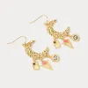 Evil Eye Crescent Earrings sold by Selenichast