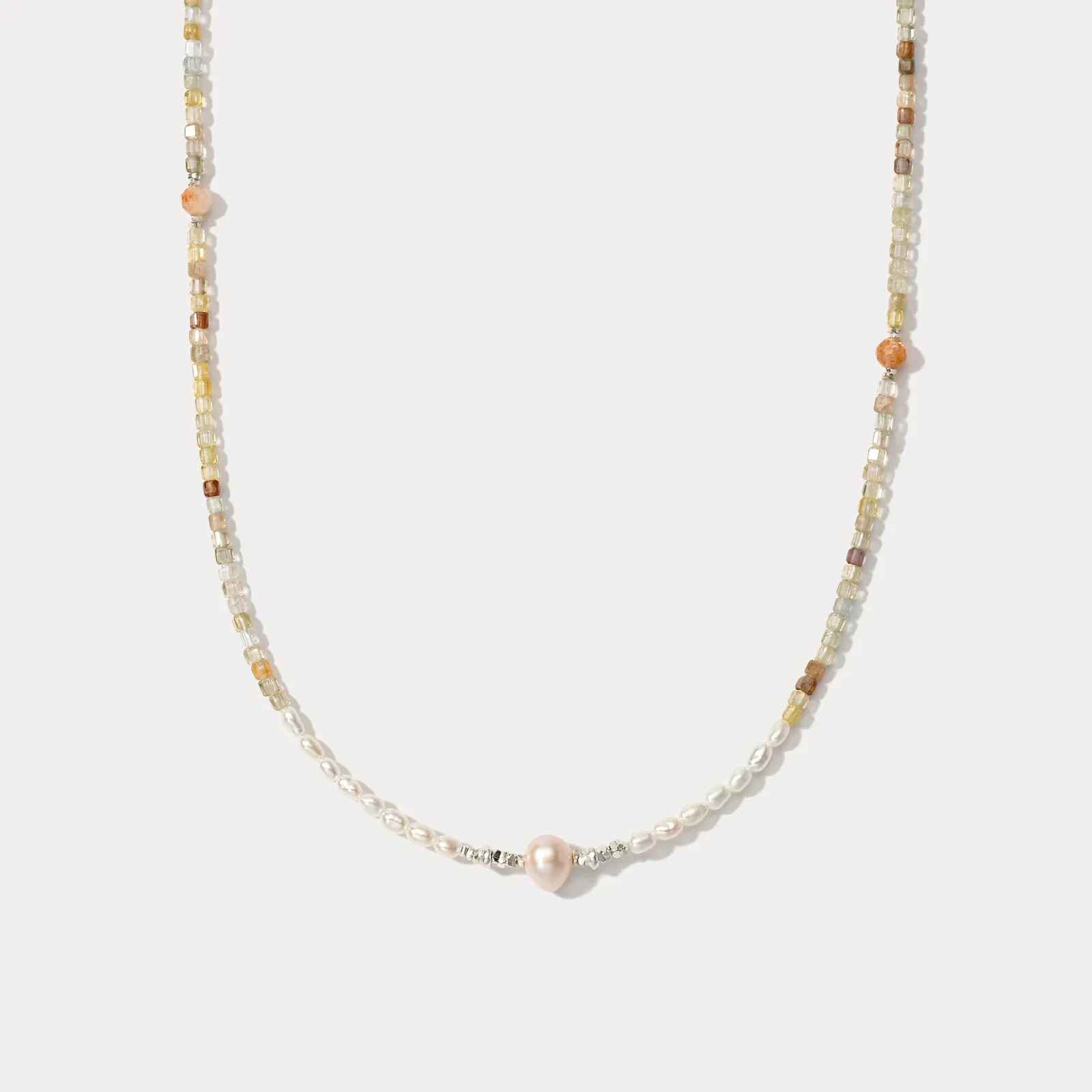 Multi Pearl Seed Bead Necklace sold by Selenichast product image thumbnail 3