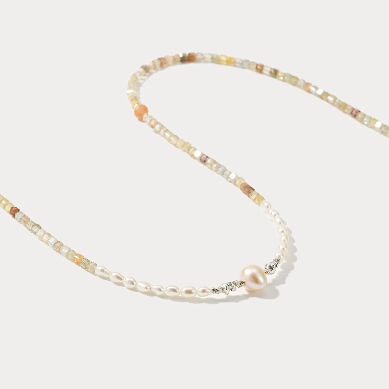 Multi Pearl Seed Bead Necklace sold by Selenichast product image thumbnail 4