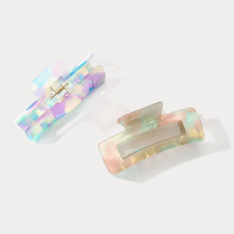 Colorblock Claw Clips sold by Selenichast