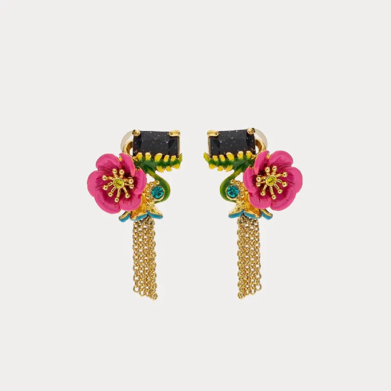 Plum Tassel Earrings sold by Selenichast