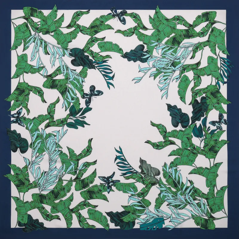 Tropical Jungle Square Scarf sold by Selenichast