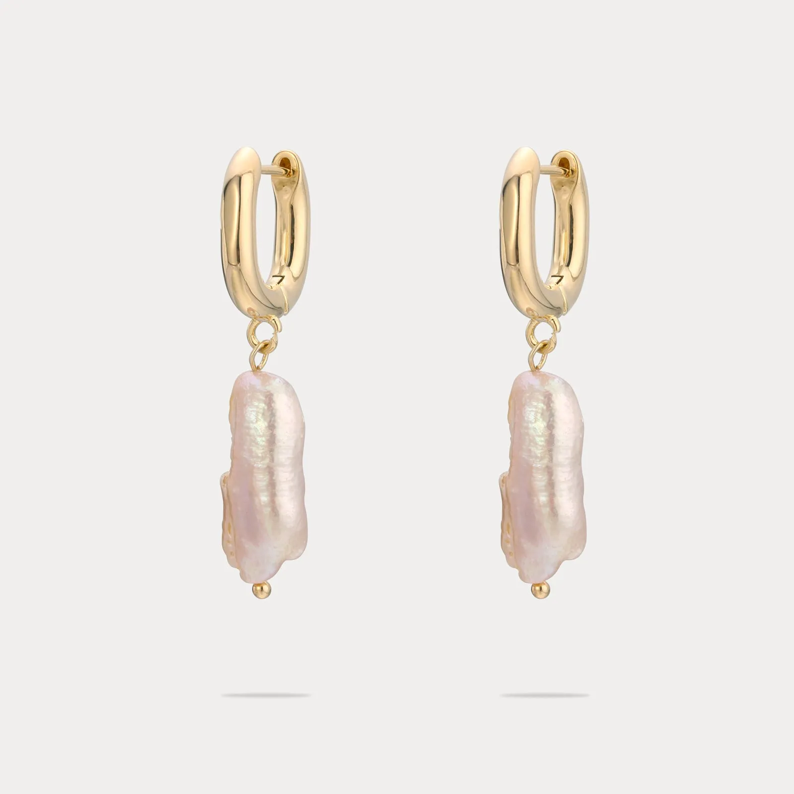 Golden Pearl Earrings sold by Selenichast
