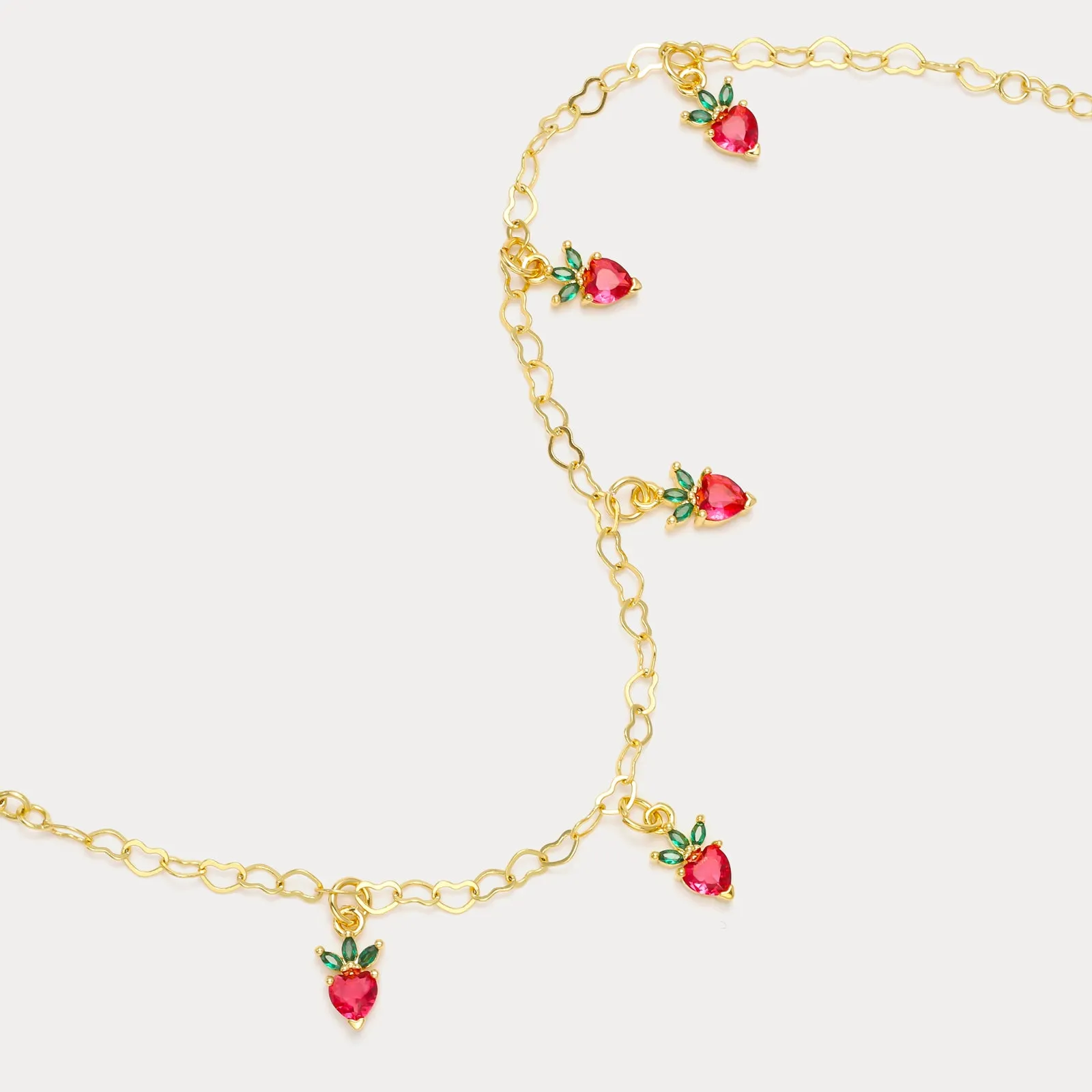Strawberry Anklet sold by Selenichast product image thumbnail 5