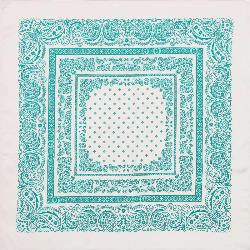 Paisley Silk Square Scarf sold by Selenichast