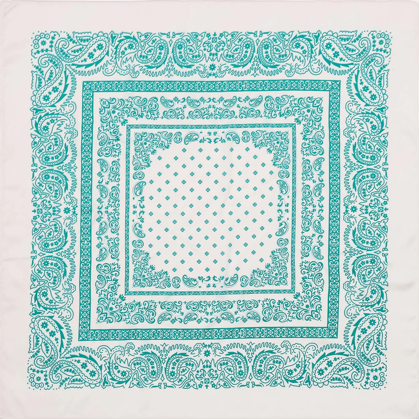Paisley Silk Square Scarf sold by Selenichast