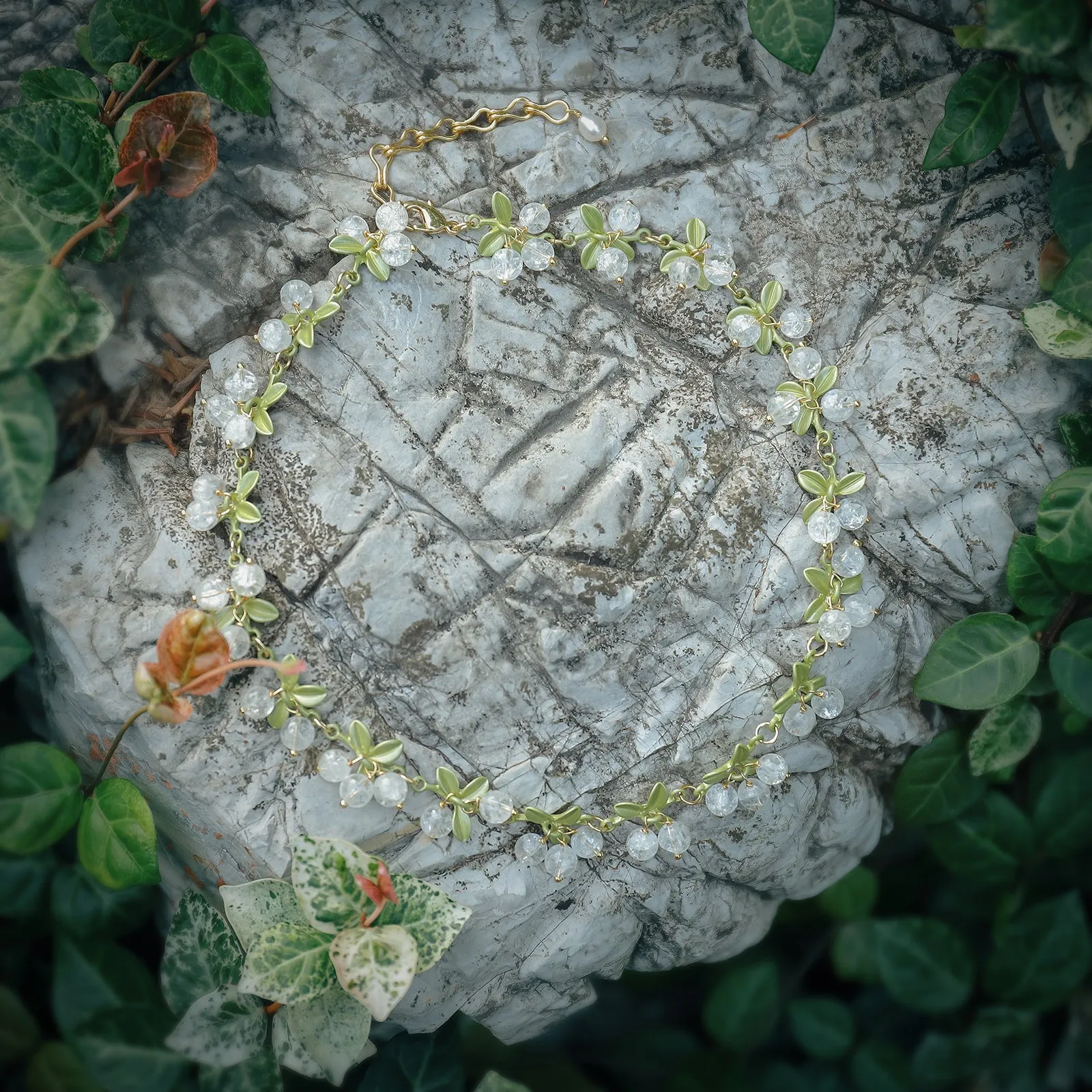 White Currant Necklace sold by Selenichast product image thumbnail 2