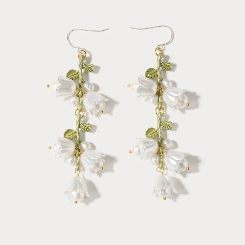 Lily Of The Valley Earrings sold by Selenichast