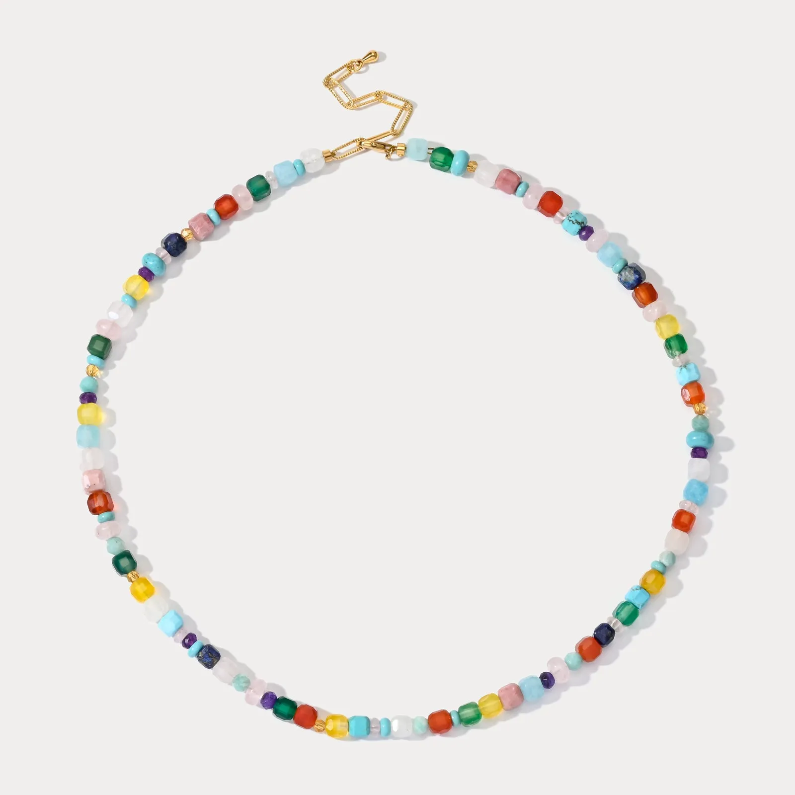 Colorful Seed Bead Necklace sold by Selenichast product image thumbnail 4