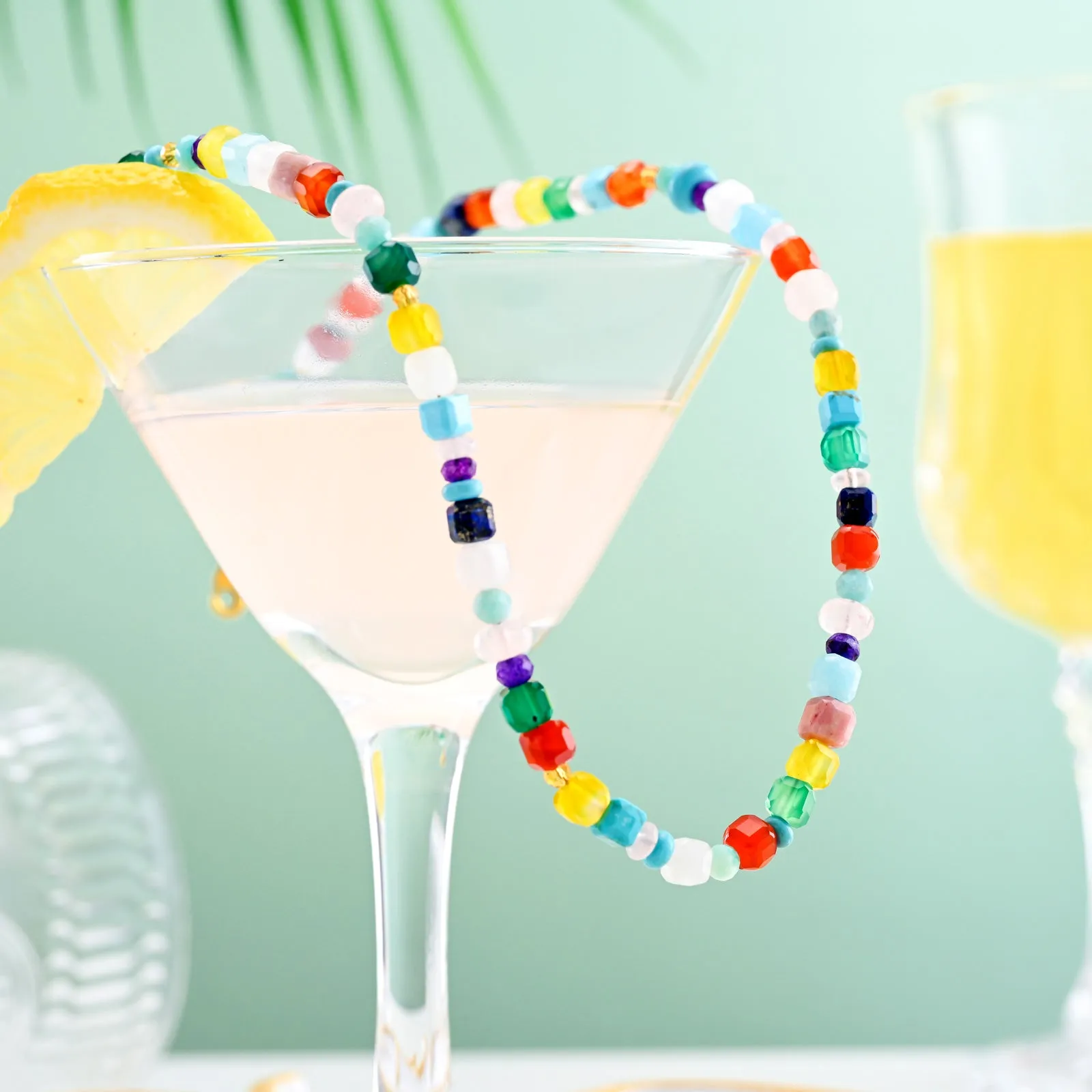 Colorful Seed Bead Necklace sold by Selenichast product image thumbnail 3