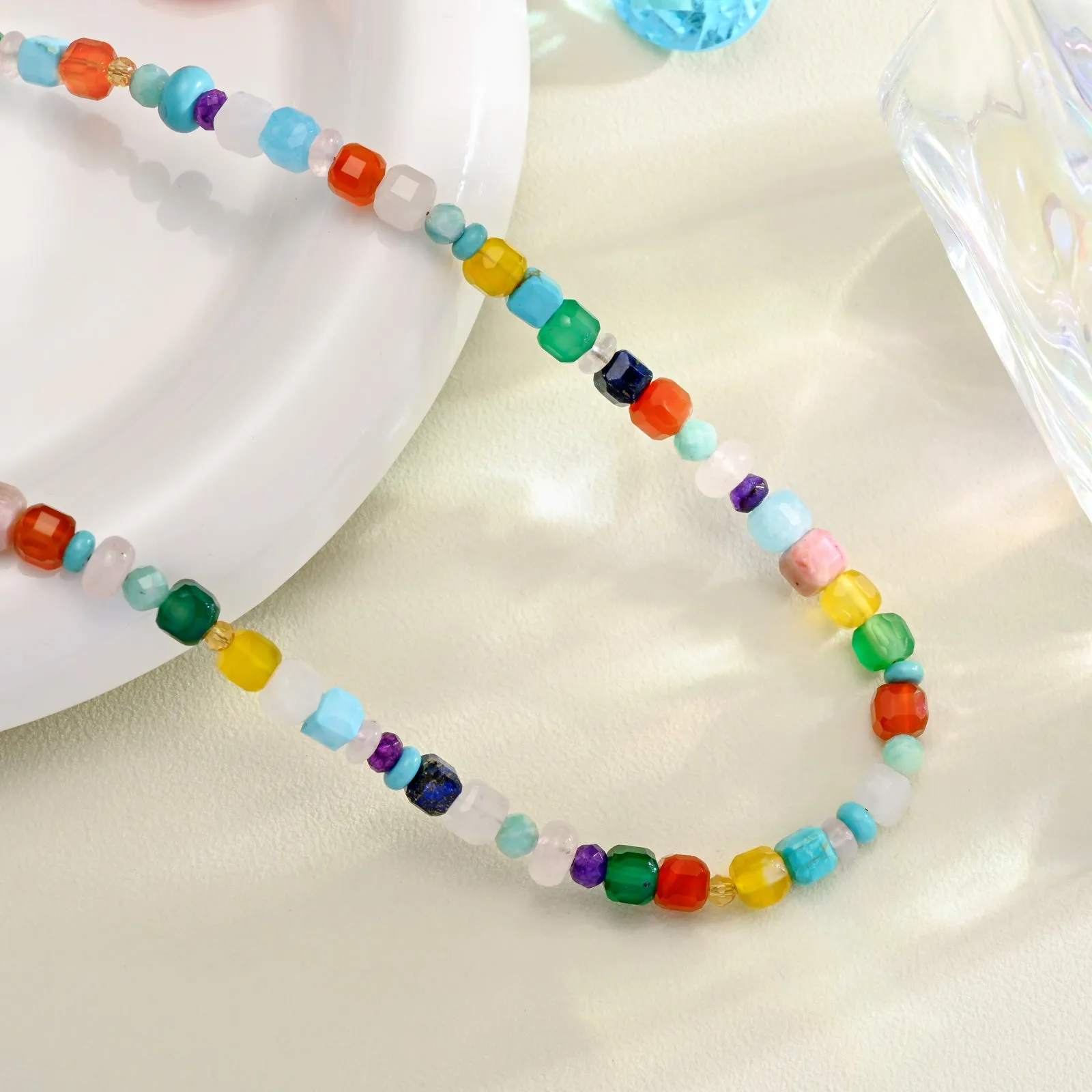 Colorful Seed Bead Necklace sold by Selenichast product image thumbnail 2