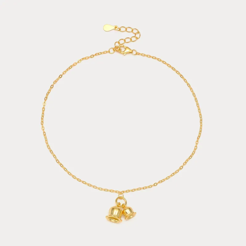 Lily of the Valley Anklet sold by Selenichast
