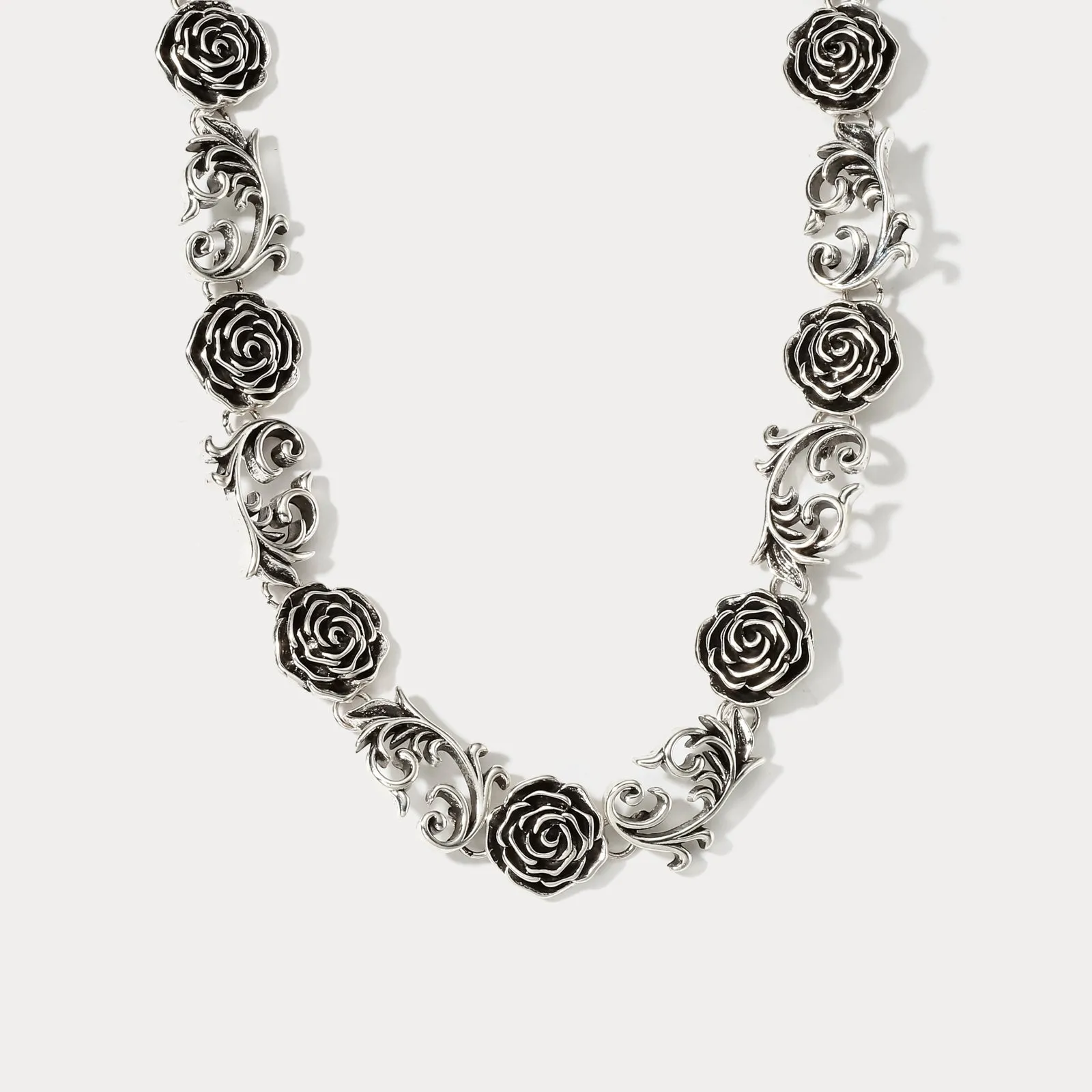 Gothic Dark Rose Choker sold by Selenichast product image thumbnail 5