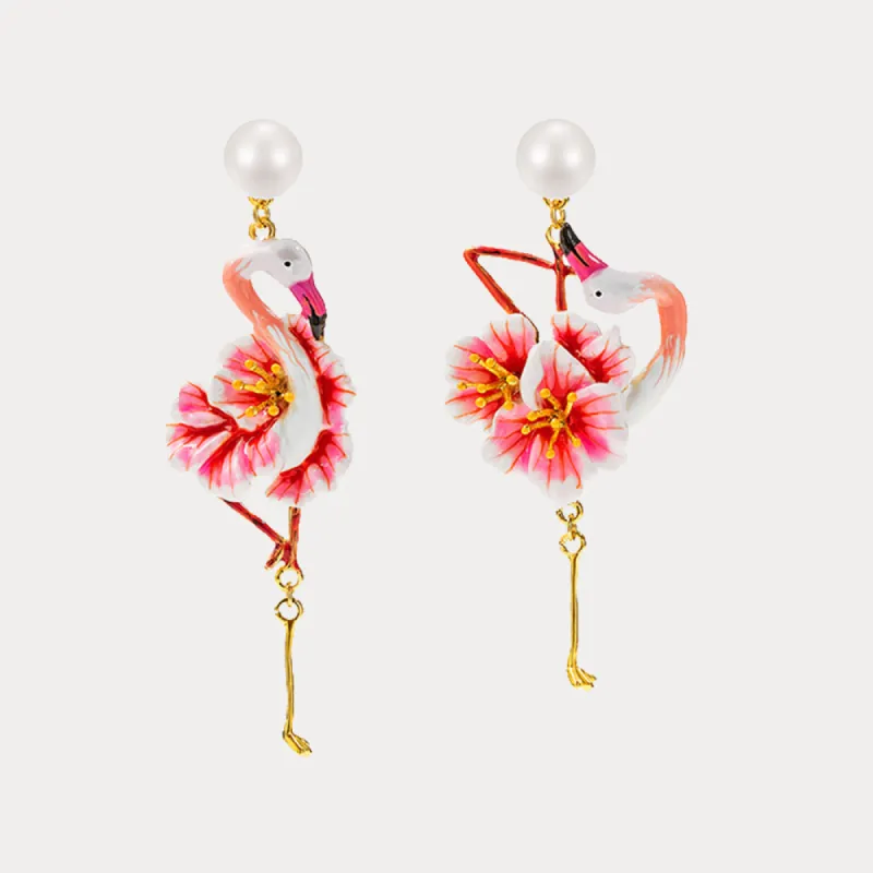 Flamingo Earrings sold by Selenichast