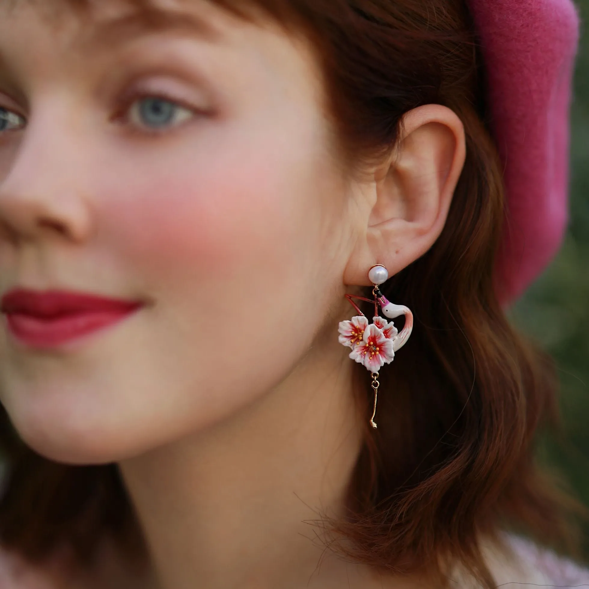 Flamingo Earrings sold by Selenichast product image thumbnail 2
