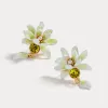 Gardenia Earrings sold by Selenichast