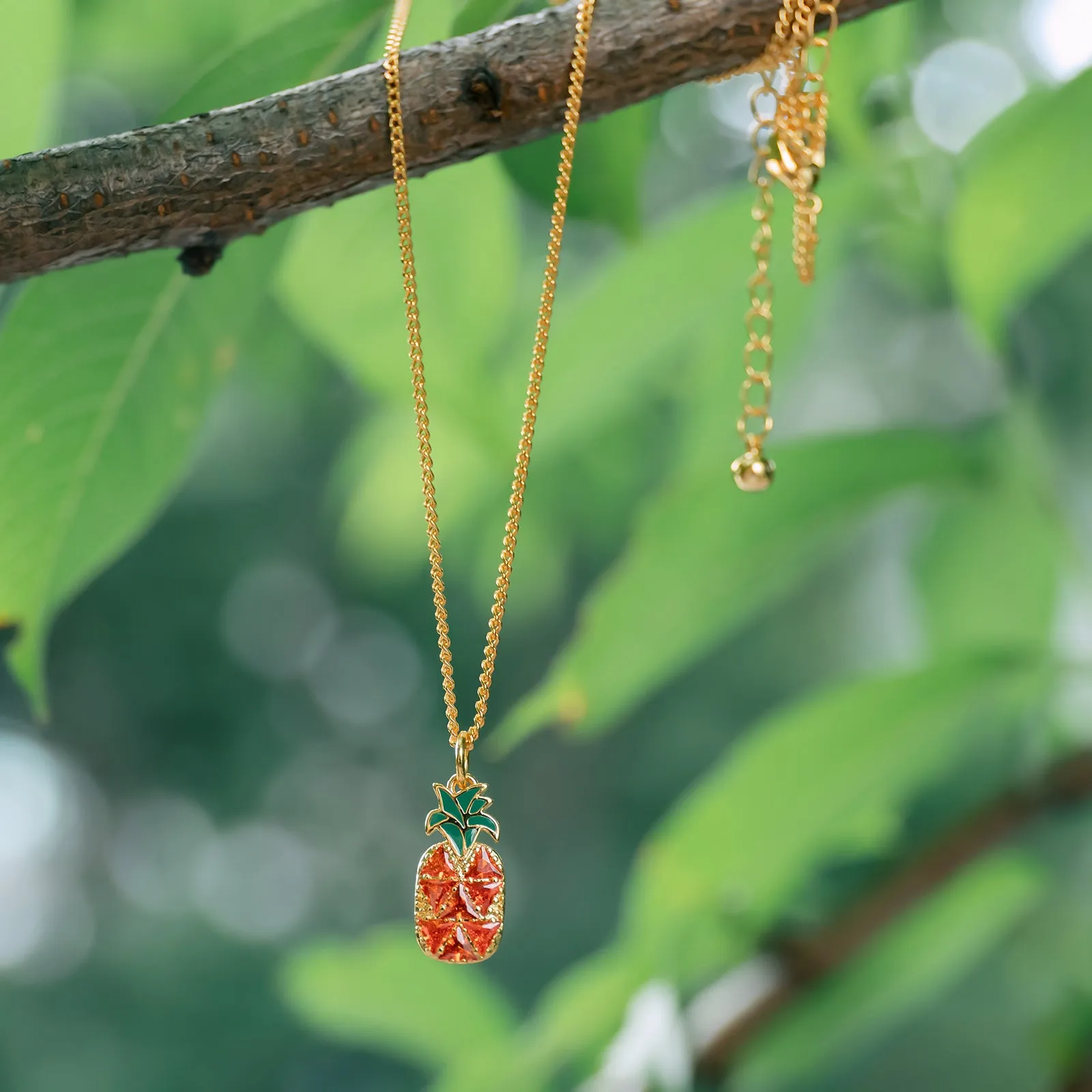 Summer Pineapple Necklace sold by Selenichast product image thumbnail 4