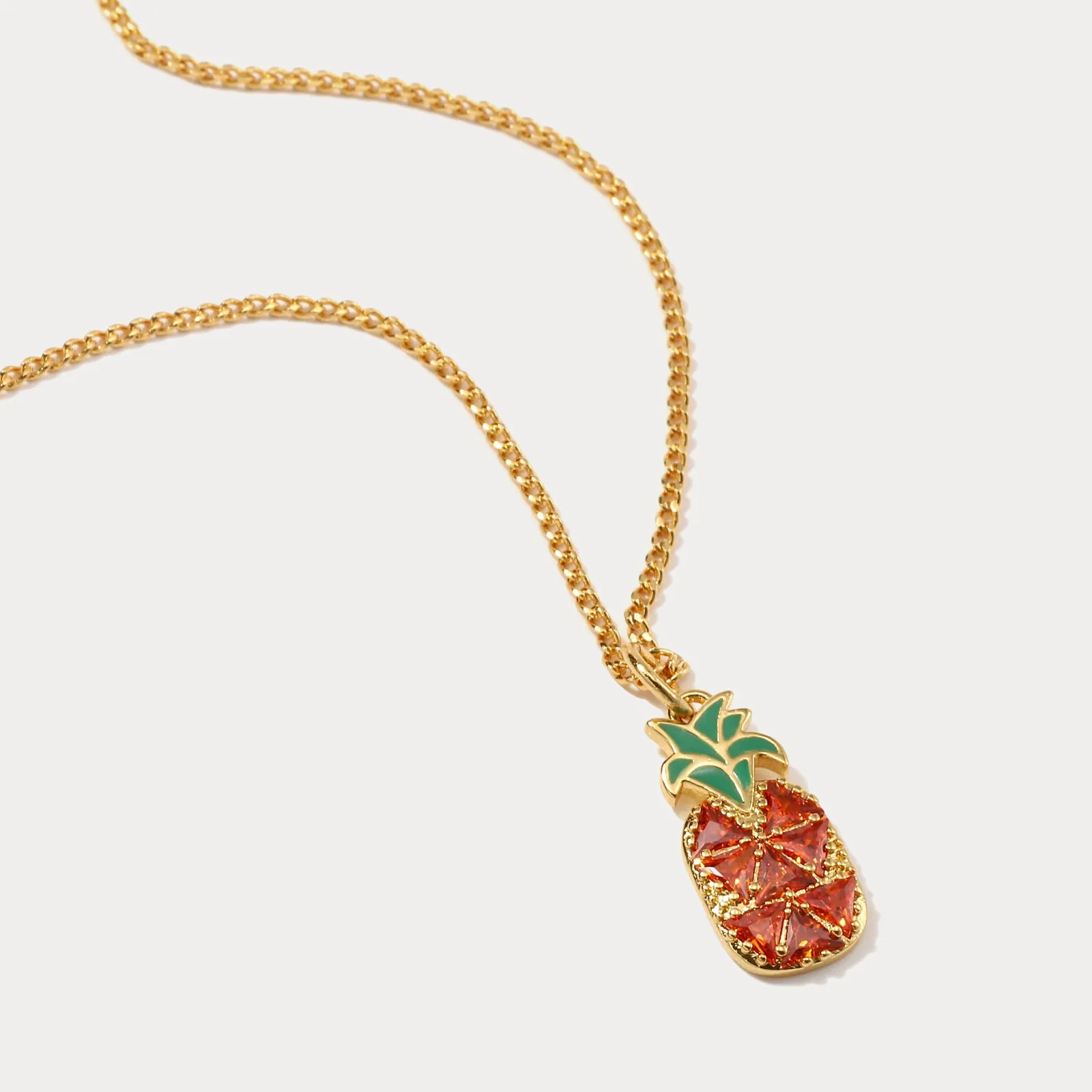 Summer Pineapple Necklace sold by Selenichast product image thumbnail 5
