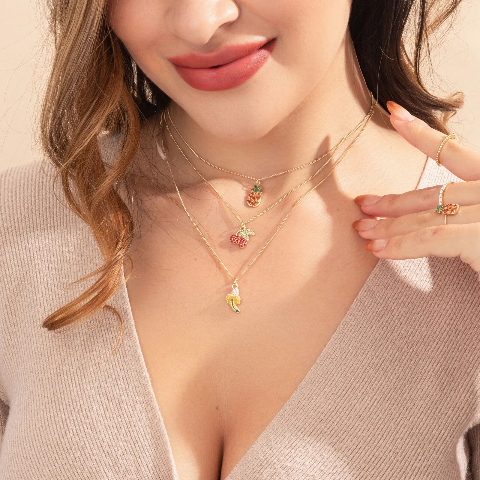 Summer Pineapple Necklace sold by Selenichast product image thumbnail 2