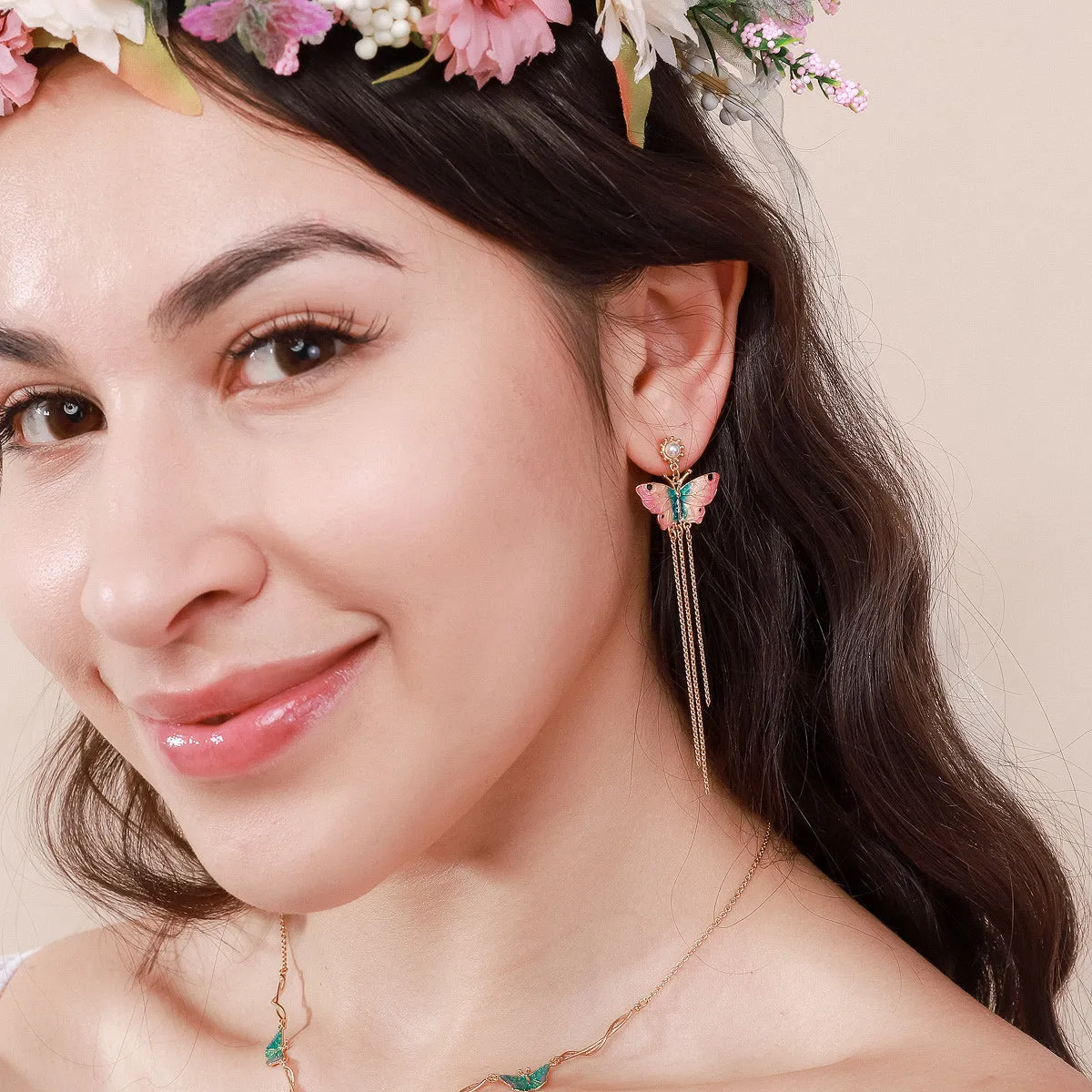 Butterfly Tassel Earrings sold by Selenichast product image thumbnail 2