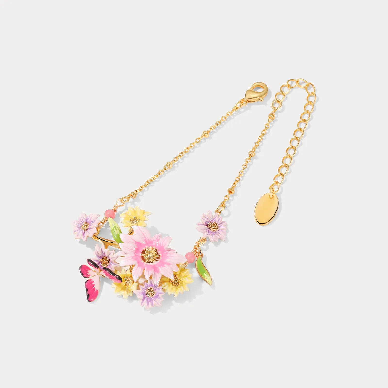 Butterfly Love Flower Bracelet sold by Selenichast product image thumbnail 5