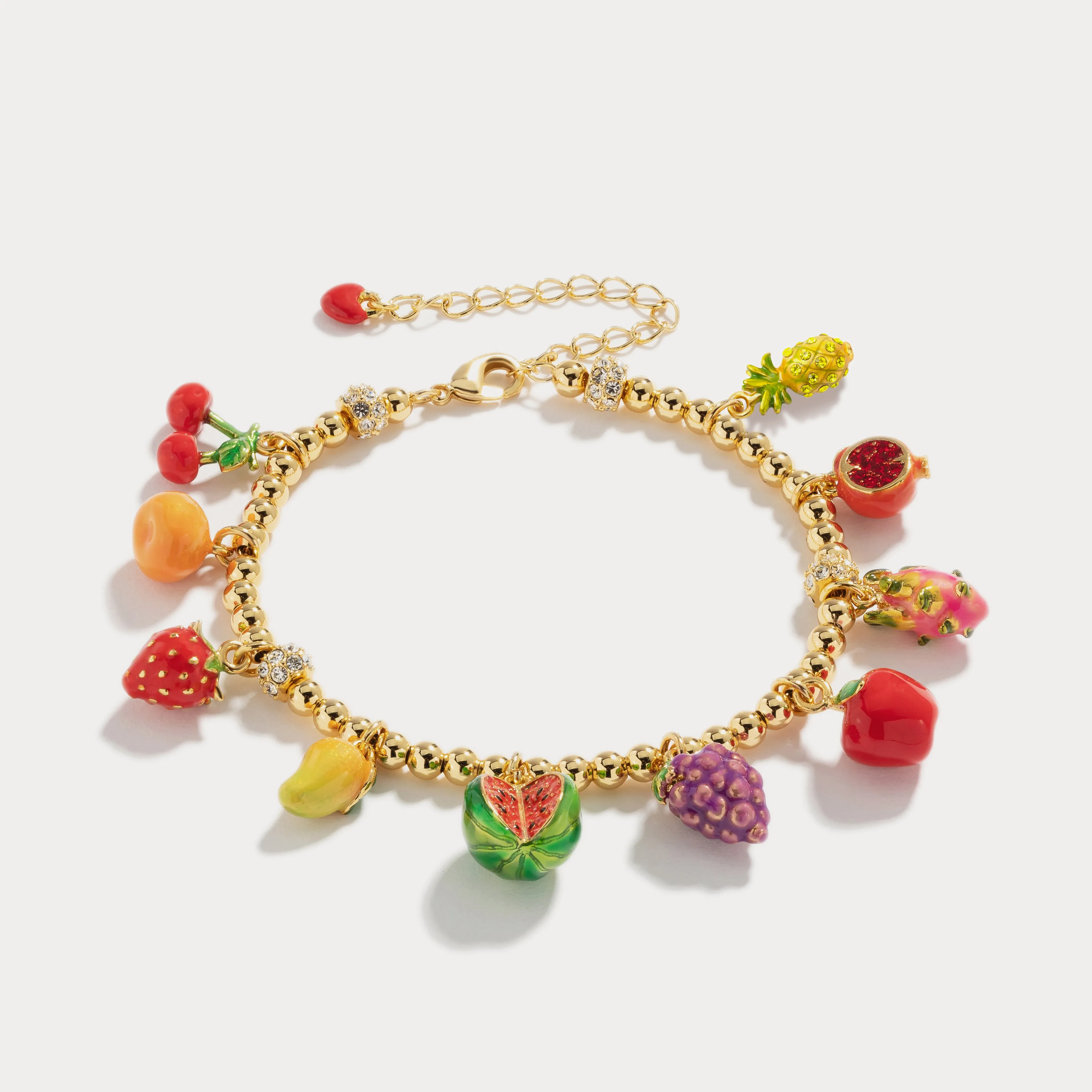 Fruit Basket Enamel Bracelet sold by Selenichast