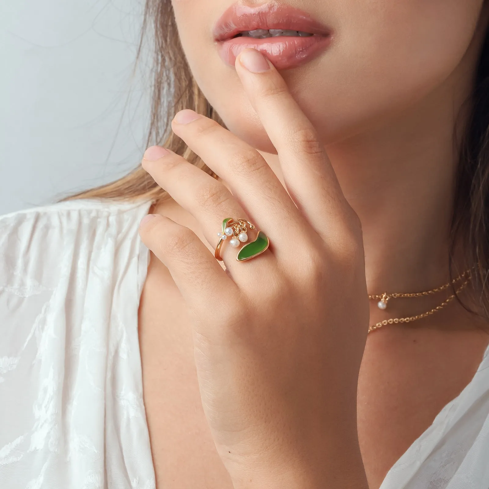Lily Of The Valley Ring sold by Selenichast product image thumbnail 4