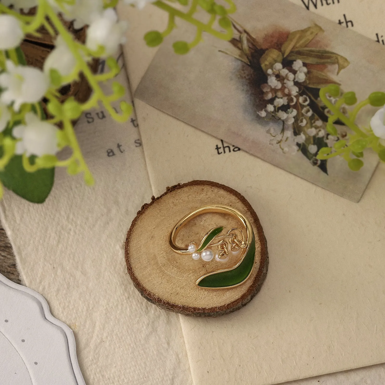 Lily Of The Valley Ring sold by Selenichast product image thumbnail 5