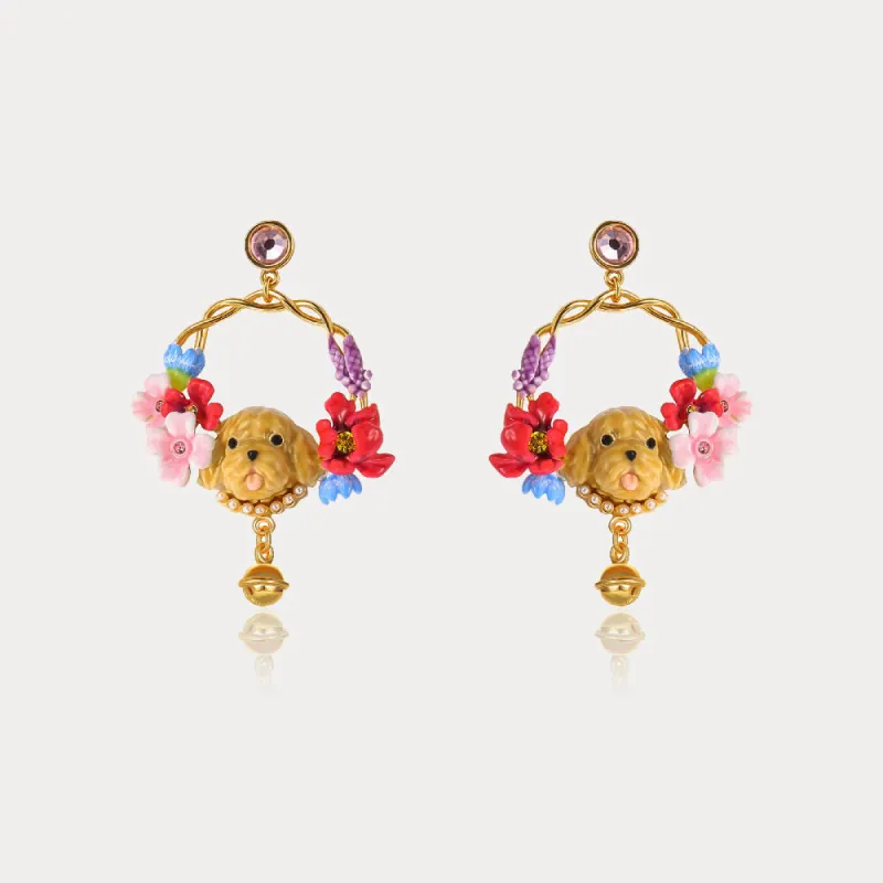 Goldendoodle Dog Earrings sold by Selenichast