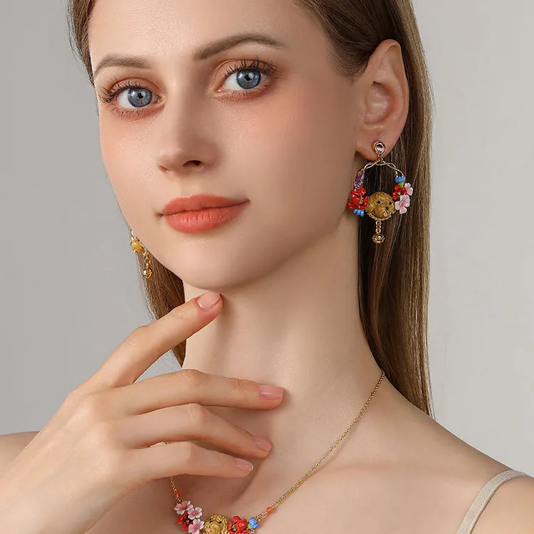 Goldendoodle Dog Earrings sold by Selenichast product image thumbnail 2