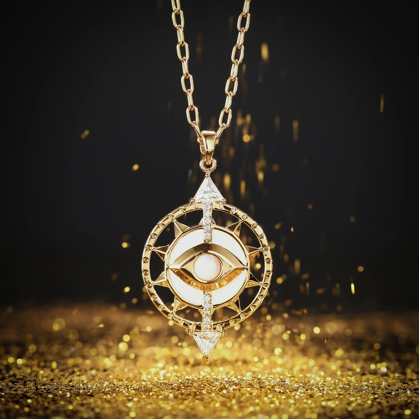 Cosmic Evil Eye Necklace sold by Selenichast product image thumbnail 3