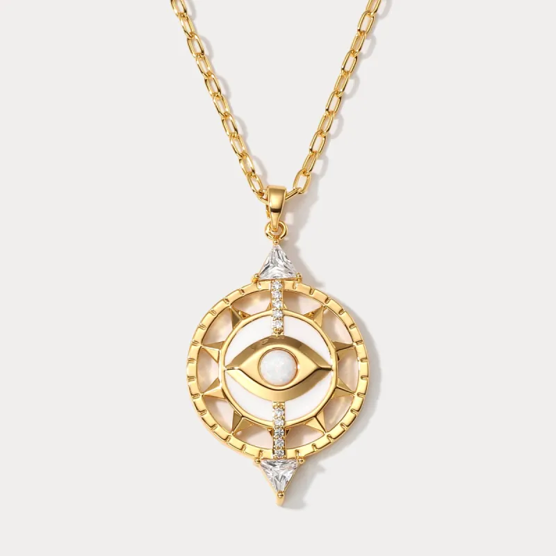 Cosmic Evil Eye Necklace sold by Selenichast