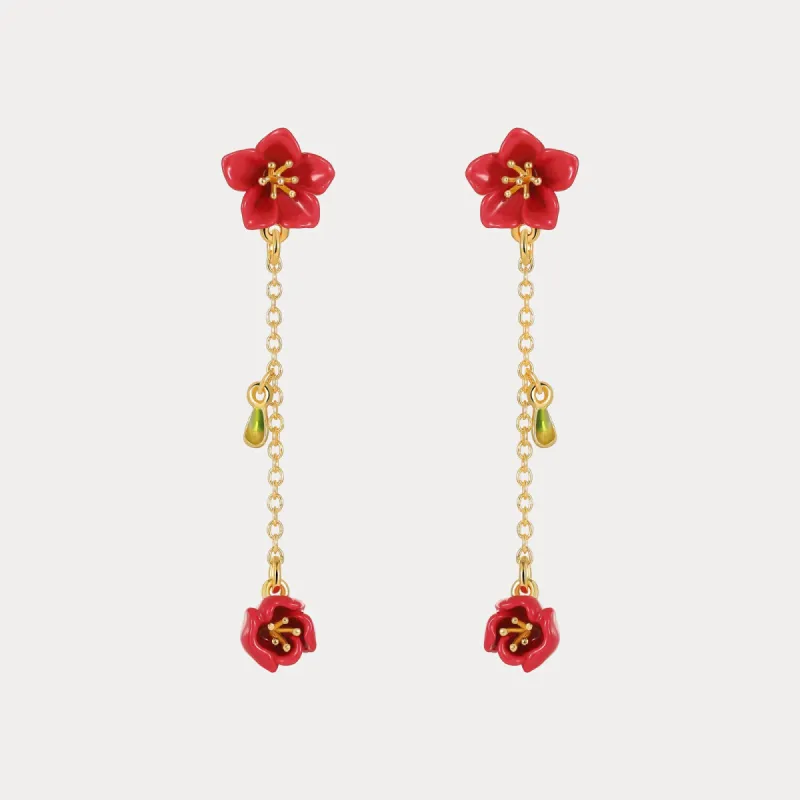 Begonia Flower Earrings sold by Selenichast