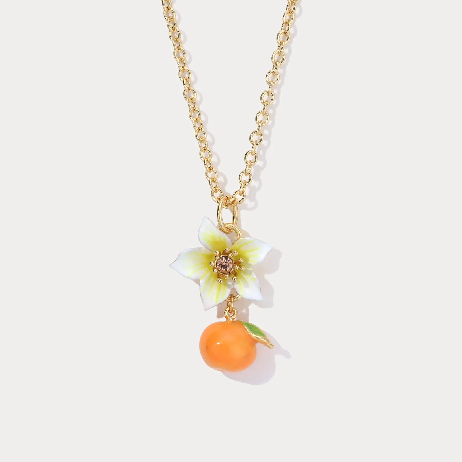 Orange Blossom Necklace sold by Selenichast