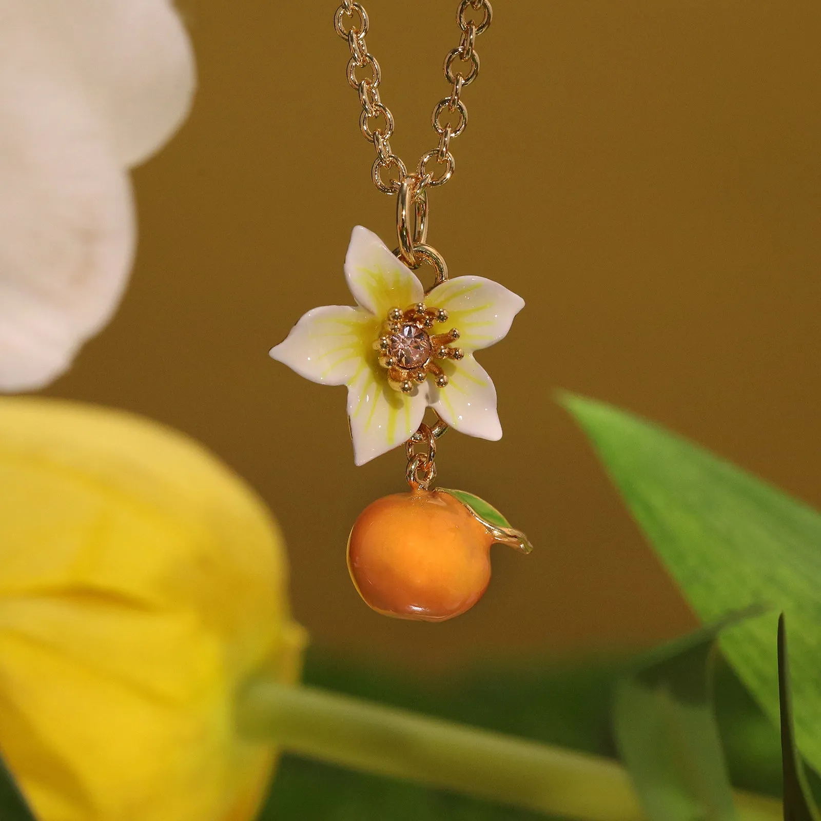 Orange Blossom Necklace sold by Selenichast product image thumbnail 5
