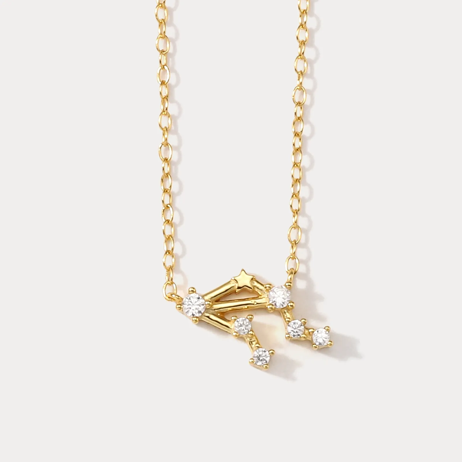Constellation Silver Necklace - Libra sold by Selenichast