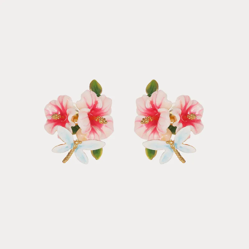 Hibiscus Earrings sold by Selenichast