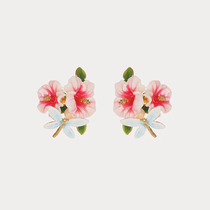 Hibiscus Earrings sold by Selenichast