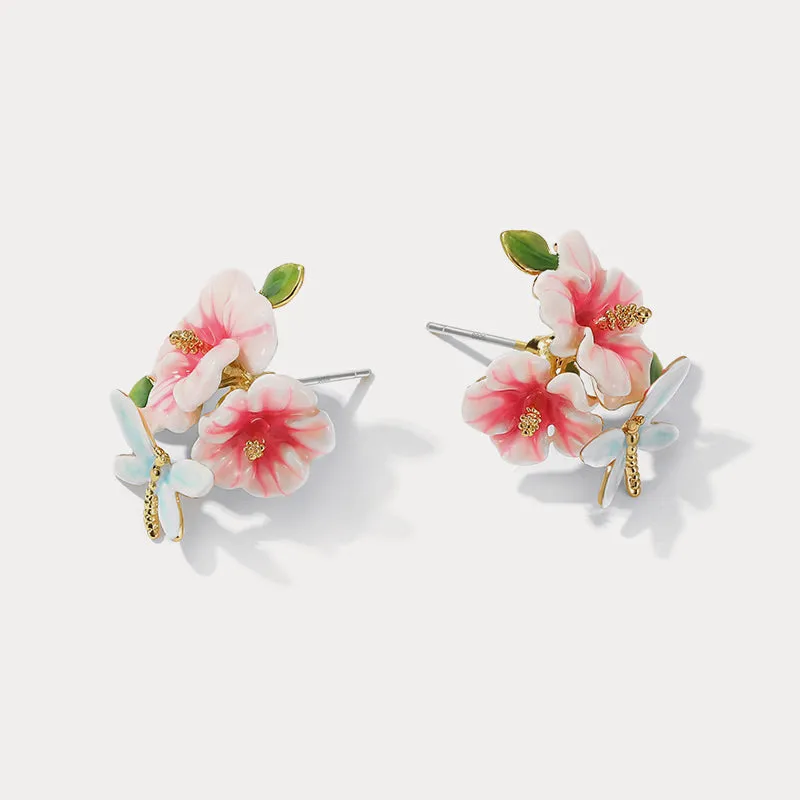 Hibiscus Earrings sold by Selenichast product image thumbnail 5