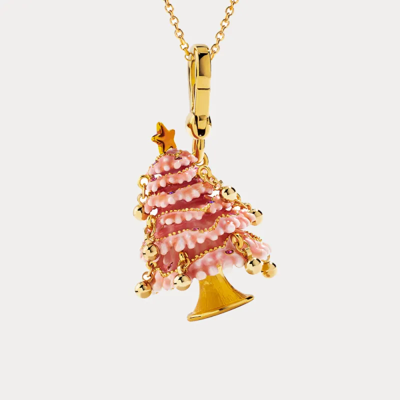 Christmas Tree Locket Necklace sold by Selenichast