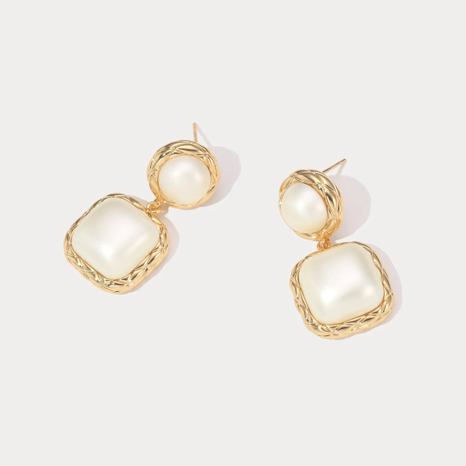Pearl Drop Earrings sold by Selenichast product image thumbnail 3