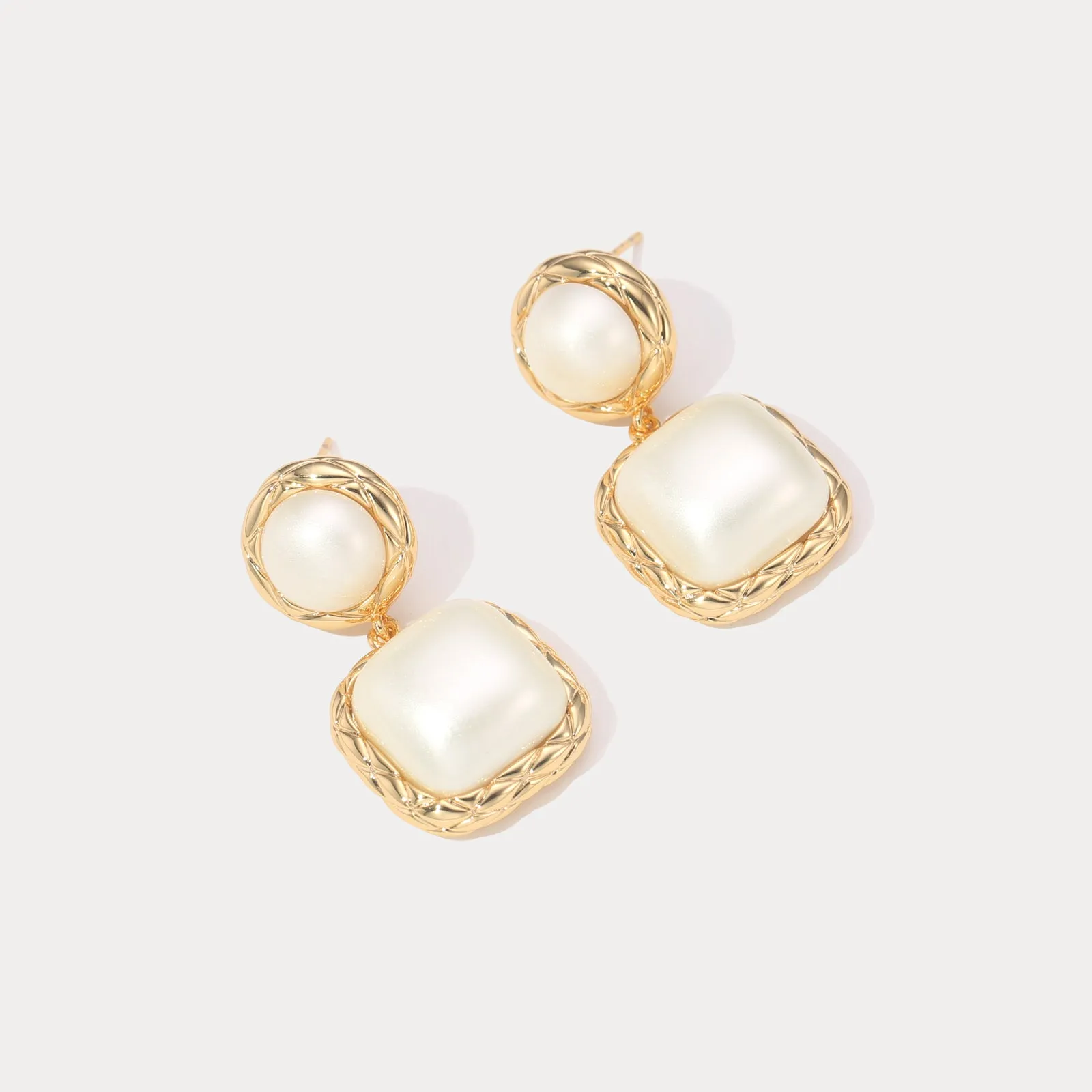 Pearl Drop Earrings sold by Selenichast product image thumbnail 4