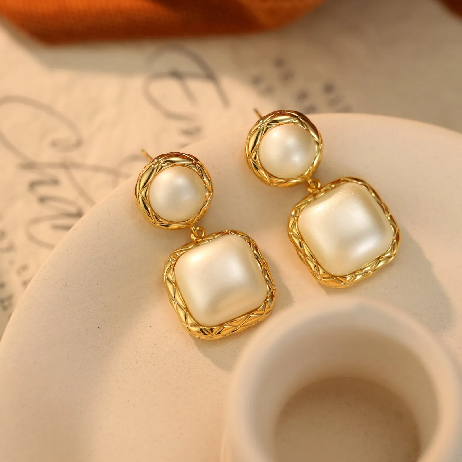 Pearl Drop Earrings sold by Selenichast product image thumbnail 2