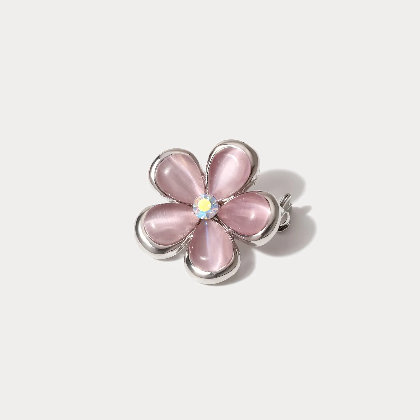 Purple Flower Brooch sold by Selenichast product image thumbnail 3